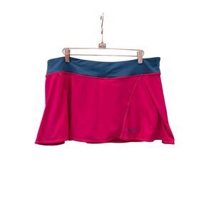 Nike Dri-FIT Tennis Skort XL Pink Athletic Skirt Shorts Built-In Shorts NWT
